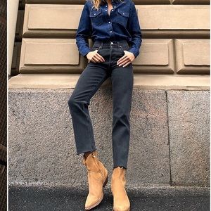 Aritzia Denim Forum ARLO HI RISE STRAIGHT